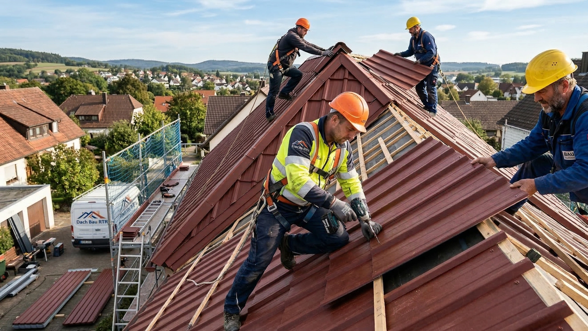 Trapezblech Montage Referenz 4