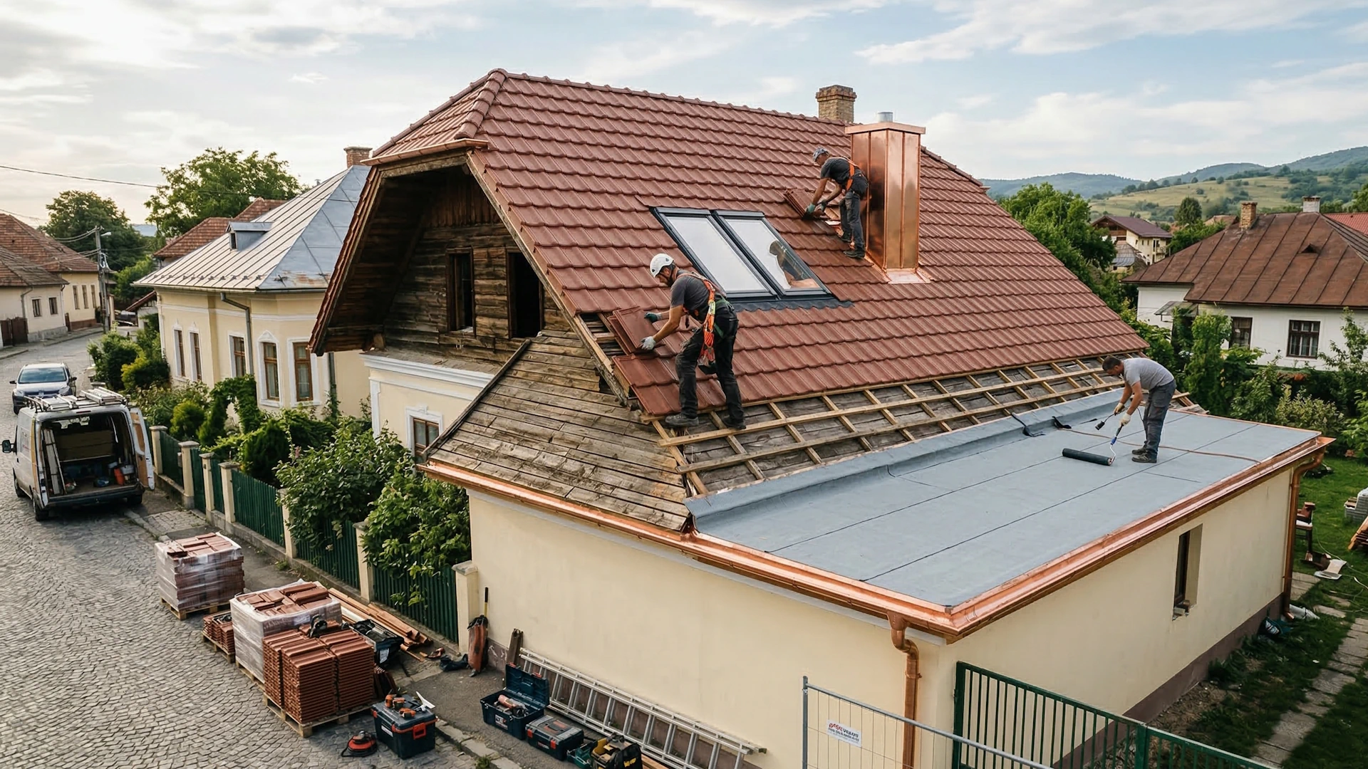 Trapezblech Dach Referenz 20